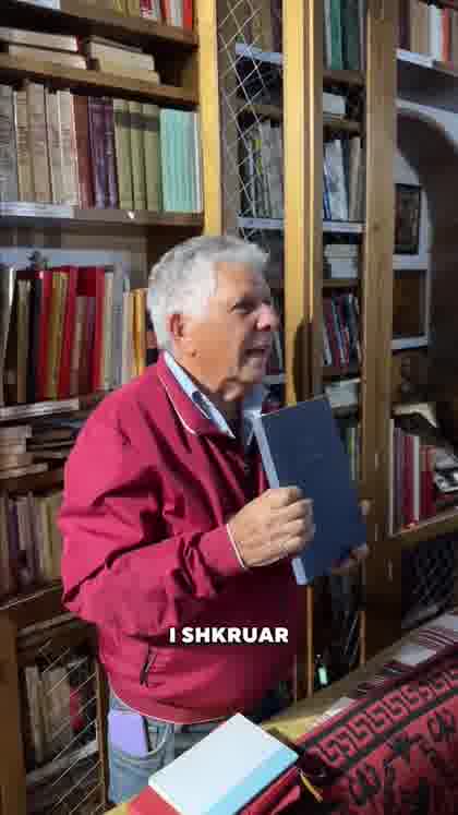 The Kanun volume we were shown in Calabria