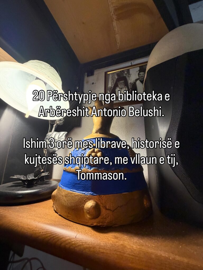 Drei Stunden in der Bibliothek von Papàs Antonio Bellusci